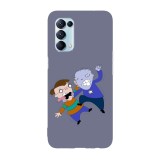 Husa compatibila cu Oppo A74 5G, Viceversa, model Wayne the best brother The Cramp Twins, Silicon, TPU, Transparent, Carcasa