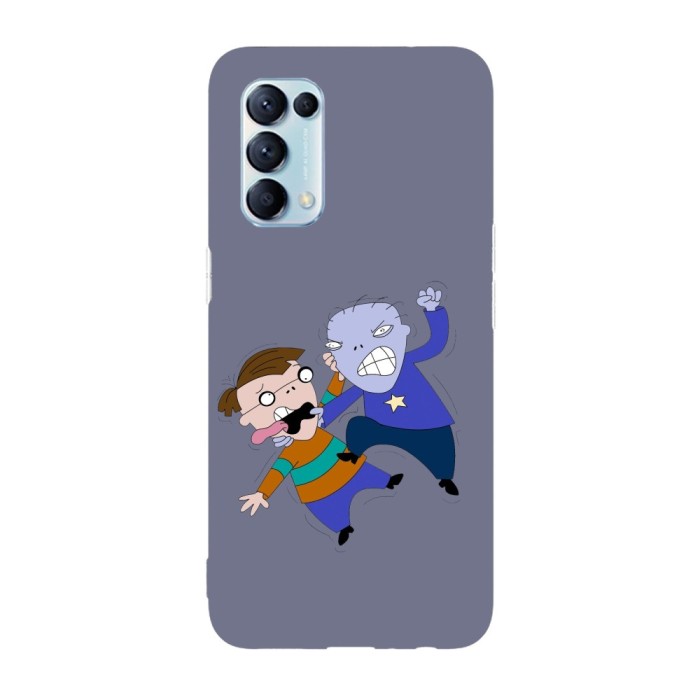 Husa compatibila cu Oppo A76, Viceversa, model Wayne the best brother The Cramp Twins, Silicon, TPU