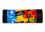 Saci menajeri Epack LDPE, 120 l, 10 buc, Negru