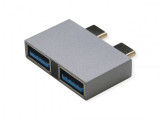 Adaptor 2 x USB 3.2 Gen2 type C la 2 x USB-A T-M, Roline 12.03.2947
