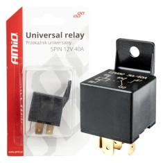 Releu auto universal cu 5 pini, tensiune 12V, 40A foto