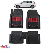 Covorase Auto TeamCar&reg; Tip Tavita Compatibile Volkswagen Golf 7 Hatchback 3 uși (2012&ndash;2020) Negru antracit, Cauciuc