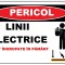 Placuta linii electrice sunt ingropate in pamant