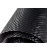 Rola Folie Carbon Auto 3D, dimensiune 1x1,27m, Negru