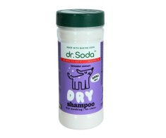 Sampon uscat pentru caini cu bicarbonat de sodiu si extract de lavanda, 350g, Dr.Soda
