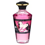 Ulei de masaj cu efect de incalzire SHUNGA cu aroma de zmeura 100 ml