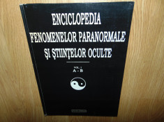 ENCICLOPEDIA FENOMENELOR PARANORMALE SI STIINTELOR OCULTE VOL.1-DAN SERACU foto