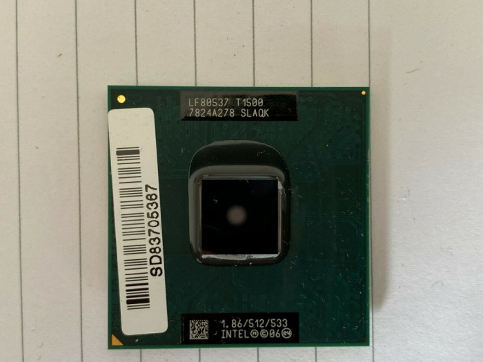 Procesor Intel Mobile Celeron Dual-Core T1500 SLAQK CPU 1.86GHz