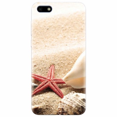 Husa silicon pentru Huawei Y5 2018, Beach Shells And Starfish foto