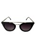 Ochelari de soare dama, UV400, Plastic, Negru, Oem