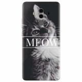 Husa silicon pentru Huawei Mate 10, Meow Cute Cat