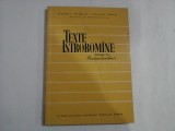 TEXTE ISTROROMINE - CULESE DE TRAIAN CANTEMIR