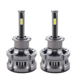 Cumpara ieftin Set 2 LED-Uri Auto Techstar&reg; N8, H3, 50W, 5500 Lumeni, 6000K, AUTO, 12-24 Volti, COB, Canbus, Radiator Aluminiu, Argintiu