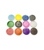 Set 12 bucati de plastilina granulata in cutie, Magic piano, Multicolor, Oem