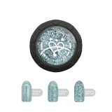 Glitter Turquoise Pixel effect No.04 Laloo