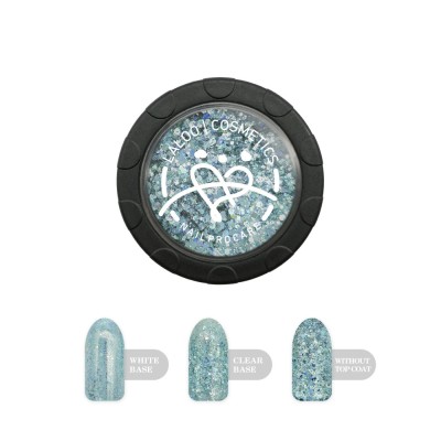 Glitter Turquoise Pixel effect No.04 Laloo foto