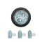 Glitter Turquoise Pixel effect No.04 Laloo