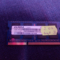 Memorie Laptop 2GB Ddr3 Elpida