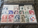 Lot timbre Franta, Crucea Rosie, anii 1930-50, stampilate si nestampilate, stare buna