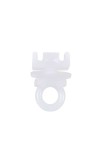Cumpara ieftin Set Opritoare Sina Perdea, Plastic, Alb, 10 Bucati