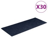 Cumpara ieftin Covorase autoadezive pentru scari, 30 buc., 60x25 cm, dreptunghiulare, bleumarin
