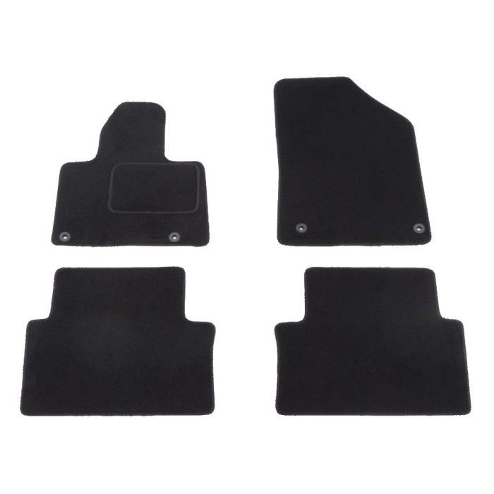 Set covorase auto mocheta Velor CITROEN C5 (RD/TD), 01.2008-, negru,