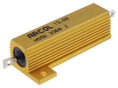 Rezistor Bobinat cu Radiator 330&Omega; 50W &plusmn;5%