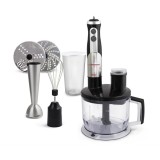 Blender multifunctional, 800 W, Negru/Argintiu, 0.6 L