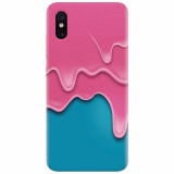 Husa silicon pentru Xiaomi Mi 8 Pro, Pink Liquid Dripping