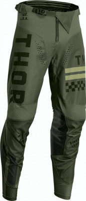 Pantaloni motocross/enduro Thor Pulse Combat, culoare army/negru, marimea 34 Cod Produs: MX_NEW 290110247PE foto