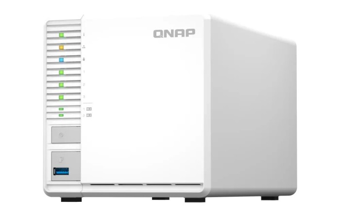NAS QNAP 262 3-Bay, CPU Intel Celeron N5105/N5095 4-core/4-thread Processor,