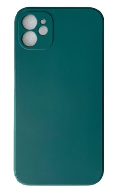 Husa Silicon cu protectie camera iPhone 13 Pro Max verde foto