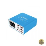 Incarcator Statie Relife RL-304P 40W 3A 1 x USB-C - 5 x USB-A Albastru