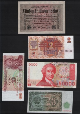 Set #2 Europa 10 bancnote unc-aunc foto