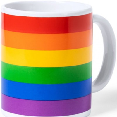 PRIDE - LGBT FLAG CUP IN INDIVIDUAL BOX KRAFT /en/pt/en/fr/it/ foto