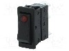 Intrerupator OFF-ON, 2 pozitii, SPST, BULGIN - C5503PLBR3