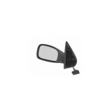 Oglinda exterioara Peugeot 306 3.1993-12.2001, cu 5 pini, partea stanga View Max crom convex carcasa neagra reglare electrica cu incalzire