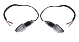 Semnalizari Moto LED Mini Carbon, 12V, E8, M8 - Set 2 Bucati