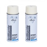 Cumpara ieftin Pachet 2 x Vopsea Spray Brilliante Crem Deschis RAL 1015 400 ml