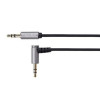 Cablu audio Kruger&amp;amp;Matz, 2 x jack stereo 3.5 mm tata, conector 90 grade, 1 m