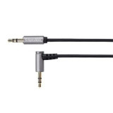 Cablu audio Kruger&amp;amp;Matz, 2 x jack stereo 3.5 mm tata, conector 90 grade, 1 m, Kruger&amp;Matz