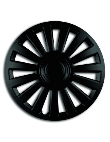 Set Capace Roti 16&quot;, Negre Luxury, 4 Bucati, Mega Drive