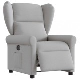 VidaXL Scaun reclinabil electric Cloud Grey Fabric