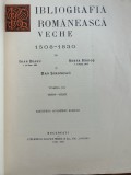 Bibliografia Romaneasca Veche, vol 3, I Bianu 1936, fascicolele 3-8