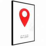 Cumpara ieftin Poster - The Best Location, cu Ramă neagră, 30x45 cm