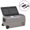 Ladă frigorifică cu roată și adaptor, 36 L, negru&amp;gri, PP &amp; PE