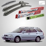 Cumpara ieftin Ștergătoare Suzuki Baleno Combi EG 1996-2005 | Set Față și Spate Flat &ndash; TeamCar&reg;