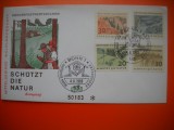 HOPCT PLIC FDC S NR 354 ANUL EUROPEAN PROTECTIA NATURII 1969 GERMANIA -NECIRCULAT