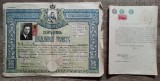 Diploma de bacalaureat teoretic 1945 + consimtamant urmare studii