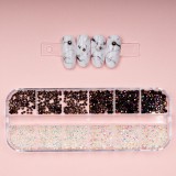 Cumpara ieftin Strasuri Unghii LUXORISE, Exquisite Crystals, 12 modele, LUXORISE Nail Art